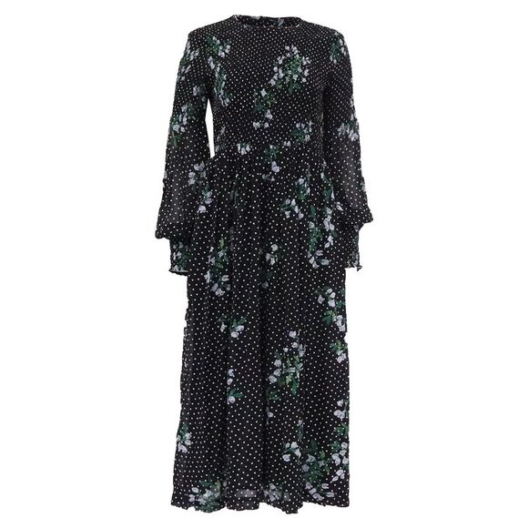 long sleeve midi maternity dress Maternity Wrap Long Sleeve Midi Dress - Burgundy